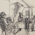 Edouard Vuillard — Этюд для "Танца на вилле", изображение 1