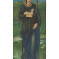 Edward Burne-Jones — Святая Агнесса, изображение 1
