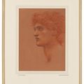 Edward Burne-Jones — Исследование мужской головы в профиль для Персея в фильме "Зов Персея", изображение 2