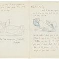 Edward Burne-Jones — 20 писем и открыток с автографами, из которых 19 иллюстрированы, внучке художника Анджеле Тиркелл (одно, по–видимому, ее матери, его дочери Маргарет), Роттингдин, Западный Кенсингтон и н.п., 14 февраля 1890 - Рождество 1893 и н. п., изображение 15