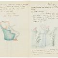 Edward Burne-Jones — 20 писем и открыток с автографами, из которых 19 иллюстрированы, внучке художника Анджеле Тиркелл (одно, по–видимому, ее матери, его дочери Маргарет), Роттингдин, Западный Кенсингтон и н.п., 14 февраля 1890 - Рождество 1893 и н. п., изображение 23