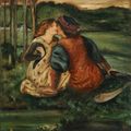 Edward Burne-Jones — "Идиллия" по пьесе сэра Эдварда Коли Берн-Джонса, британца, А.Р.А., Р.В.С. (1833-1898), изображение 1