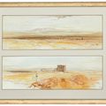 Edward Lear — Два вида на Фивы, изображение 4