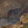 Edward Lear — Далекий вид на замок Сант-Анджело, Корфу, изображение 1