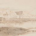 Edward Lear — Нил в Каср-Эс-Сааде, Египет, изображение 1