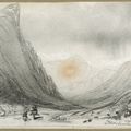 Edward Lear — Скала Хонистер, Озерный край, изображение 2