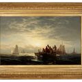 Edward Moran — Поднимаю Фишпаунд, Ориент-Бей, Лонг-Айленд, Нью-Йорк, изображение 2