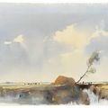 Edward Seago — Хэририк в Терн-Марш, Норфолк, изображение 1