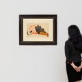 Egon Schiele — Фрау, дас Зихт вербергенд, изображение 4