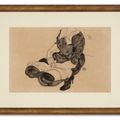 Egon Schiele — Туловище хоккеиста вайблихера (прямая сторона); нижняя часть туловища Вайблихера (обратная сторона), изображение 2