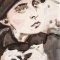 Elizabeth Peyton — Джорджия О'Кифф в образе Штиглица, 1918 (в шляпе), изображение 1