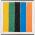 Ellsworth Kelly — Изображение XIII на цветной бумаге (Желтое, зеленое, черное, синее, оранжевое), изображение 2