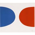 Ellsworth Kelly — Синий и оранжевый (Bleu et orange) из набора из двадцати семи цветных литографий, изображение 1