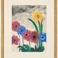 Emil Nolde — Блюменакварелл из зибена Блютена, изображение 2