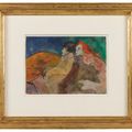 Emil Nolde — Фигура, которую можно увидеть среди девушек (Фантазия), изображение 2