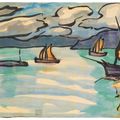 Emil Nolde — Сегельшиффе-им-фьорд, изображение 2