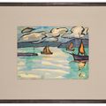 Emil Nolde — Сегельшиффе-им-фьорд, изображение 4