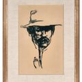 Emil Nolde — Kopf mit Pfeife, E.N. (Selbstbildnis) (Голова с трубкой, автопортрет), изображение 2