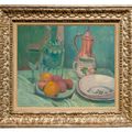 Émile Bernard — Nature morte (графин, овощи, фрукты, ассорти, блюда и кафе), изображение 4