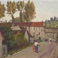 Émile Bernard — Улица Тоннер в Ле-Мулен-д'Анфер, изображение 1