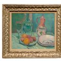 Émile Bernard — Nature morte (графин, овощи, фрукты, ассорти, блюда и кафе), изображение 4