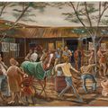 Ernie Barnes — Прогулка, изображение 1