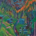 Ernst Ludwig Kirchner — Сертигуег-и-Соммер (справа); Фемарнк - и-сте-мит-гр-и-нем-Химмель (сзади), изображение 1