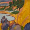Ernst Ludwig Kirchner — Лейхттурм хинтер Бухт, изображение 1