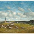 Eugène Boudin — Осмотр окрестностей Довиля, изображение 2
