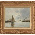 Eugène Boudin — Трувиль, Ле-Жете, Маре-хот, изображение 3