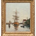 Eugène Boudin — Венеция, набережная Джудекки, изображение 4