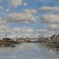 Eugène Boudin — Трувиль, Ле-Порт, изображение 1
