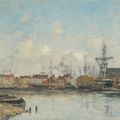 Eugène Boudin — Дюнкерк, старый бассейн, изображение 1