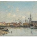 Eugène Boudin — Дюнкерк, старый бассейн, изображение 3