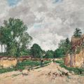 Eugène Boudin — Ойзем, Деревенский маршрут, изображение 1