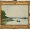 Eugène Boudin — Ла-Сена в Кодебеке-ан-Ко, изображение 2
