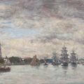 Eugène Boudin — Анвер, Бато-сюр-л'Эско, изображение 1