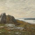 Eugène Boudin — Окрестности Бреста, устье реки л'Элорн, изображение 1