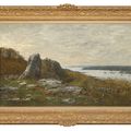 Eugène Boudin — Окрестности Бреста, устье реки л'Элорн, изображение 2