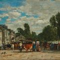 Eugène Boudin — Фойе в Бретани, изображение 1