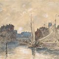 Eugène Boudin — Порт-де-Роттердам, изображение 1