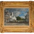 Eugène Boudin — Ле Фау, монета деревни, изображение 4