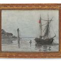 Eugène Boudin — Раде, окрестности Онфлера, изображение 4