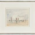 Eugène Boudin — Окрестности Шевенинга. Маре-Бассе, изображение 2