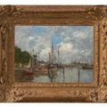 Eugène Boudin — Трувиль, портовая монета, изображение 2