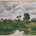 Eugène Boudin — Дом Фермье, окрестности Дюнкерка, изображение 2