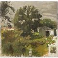 Fairfield Porter — Сад на закате, изображение 1