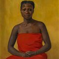 Felix Vallotton — Портрет женщины в розовой накидке, изображение 1