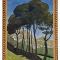Felix Vallotton — Большие рощи, окрестности Онфлера, изображение 4