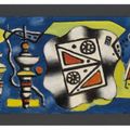 Fernand Léger — Композиция "sur fond bleu", изображение 2